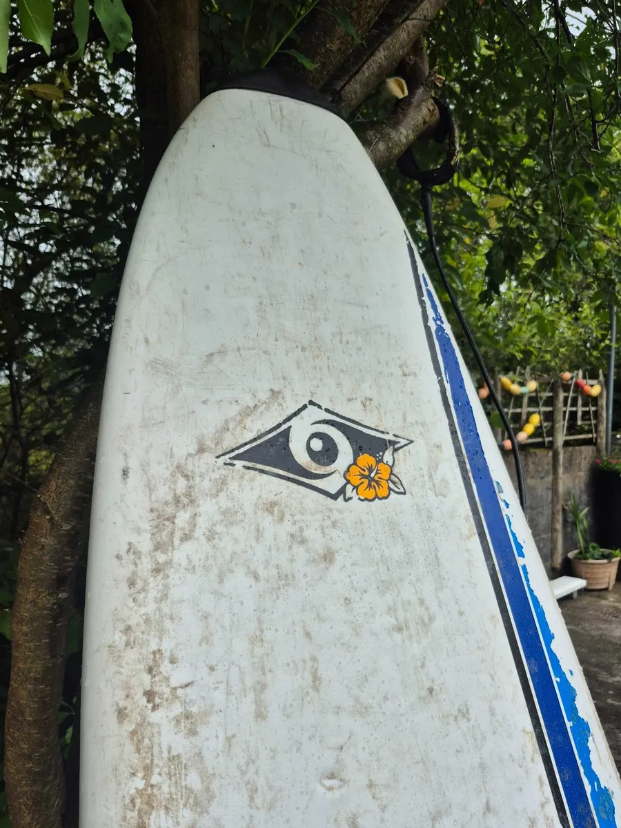7'3" BIC Mini Mal Surfboard – Well Used but Ready - Image 2