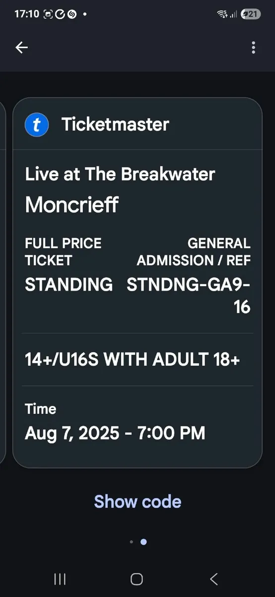 Moncrieff Tickets - Image 2