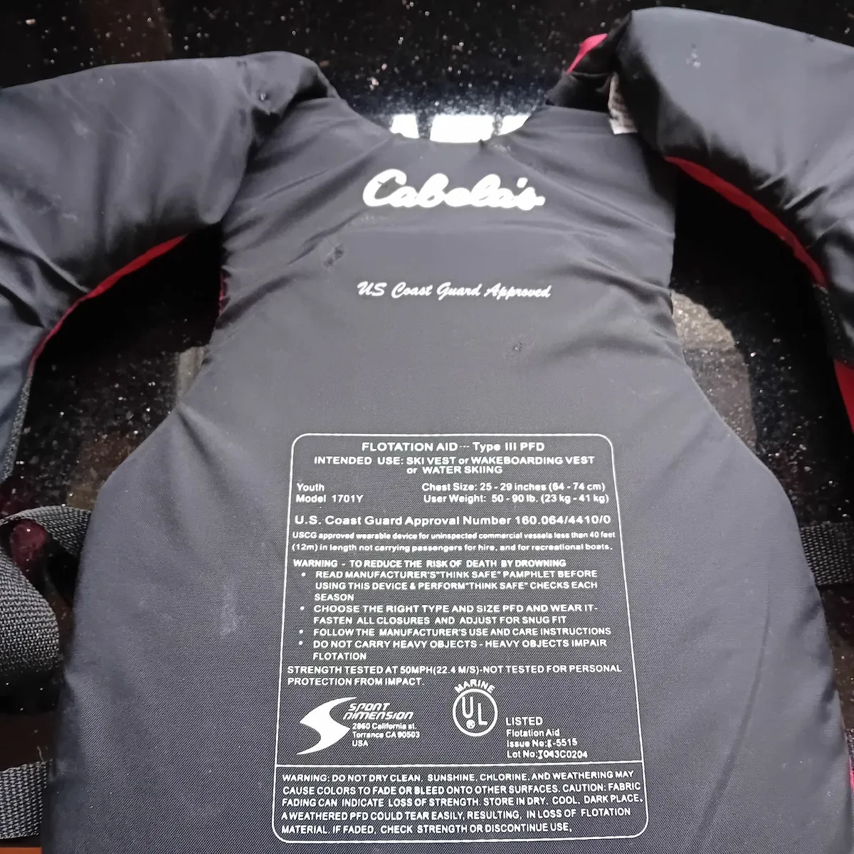 Youth Life Vest - Image 2