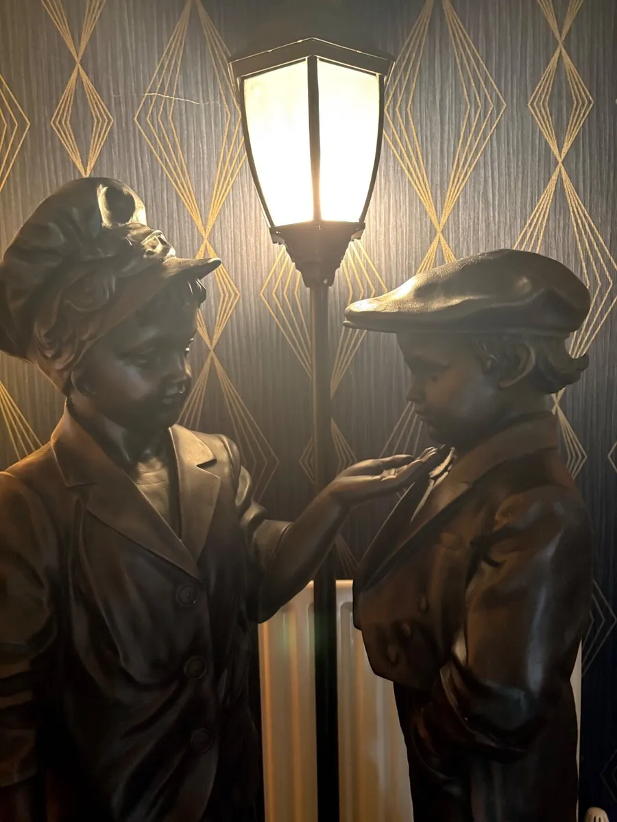 Nostalgic Victoriana -Inspired Standing Lamp - Image 2