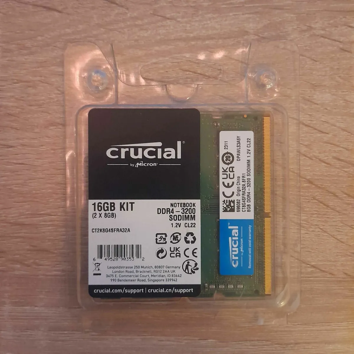 CL22 Ram 16gb (2x8gb) - Image 1