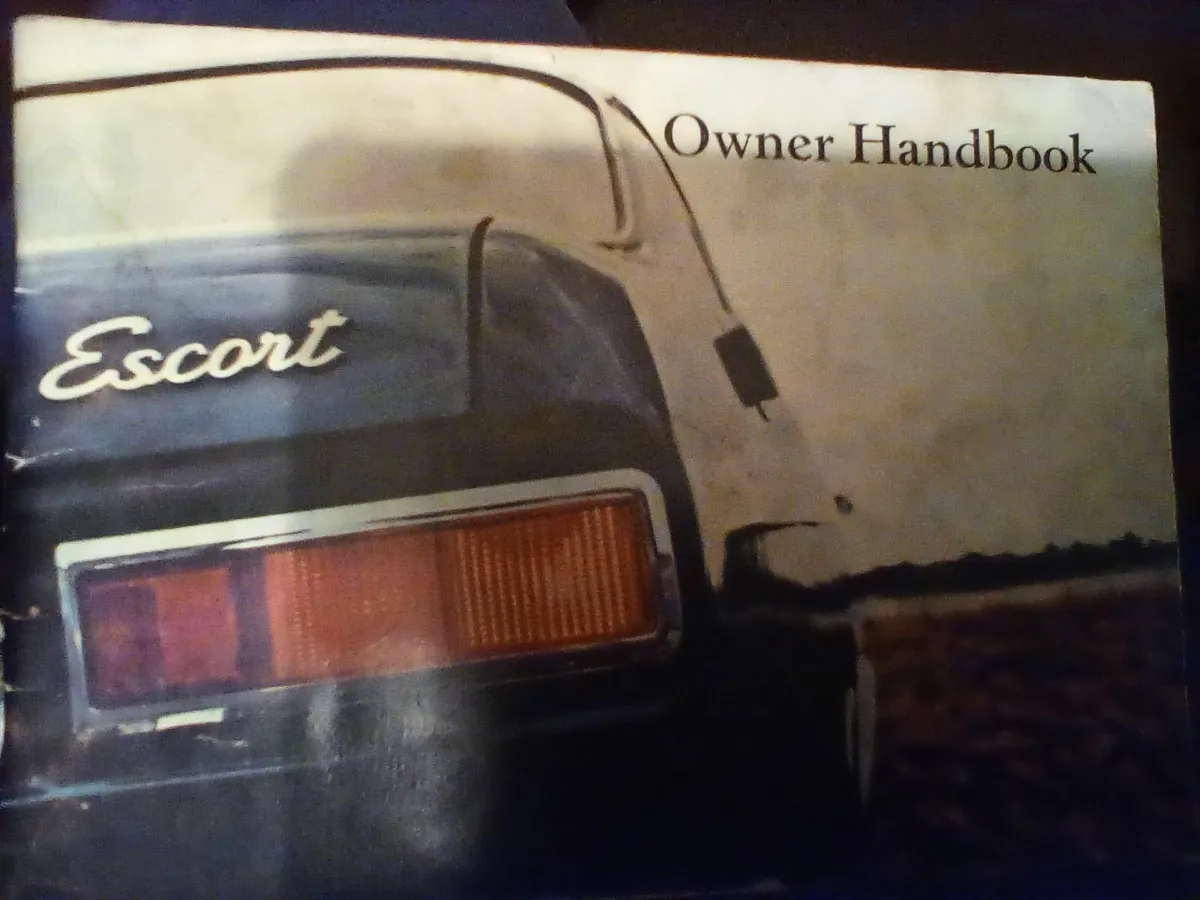 Mk1 escort handbook