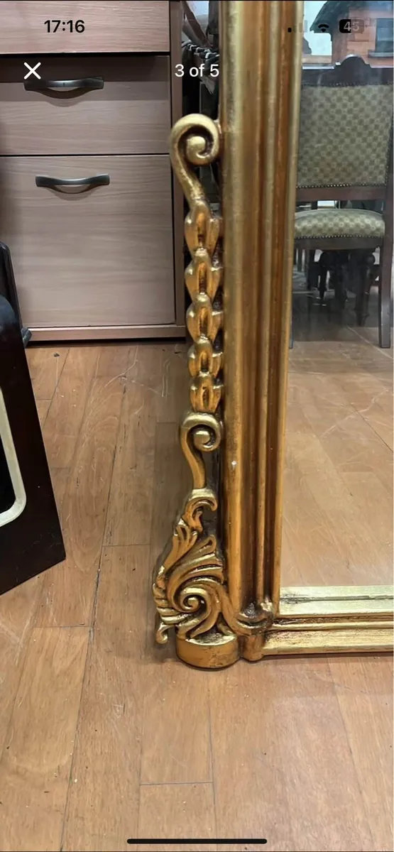 Gilded Gold Mirror - Image 3