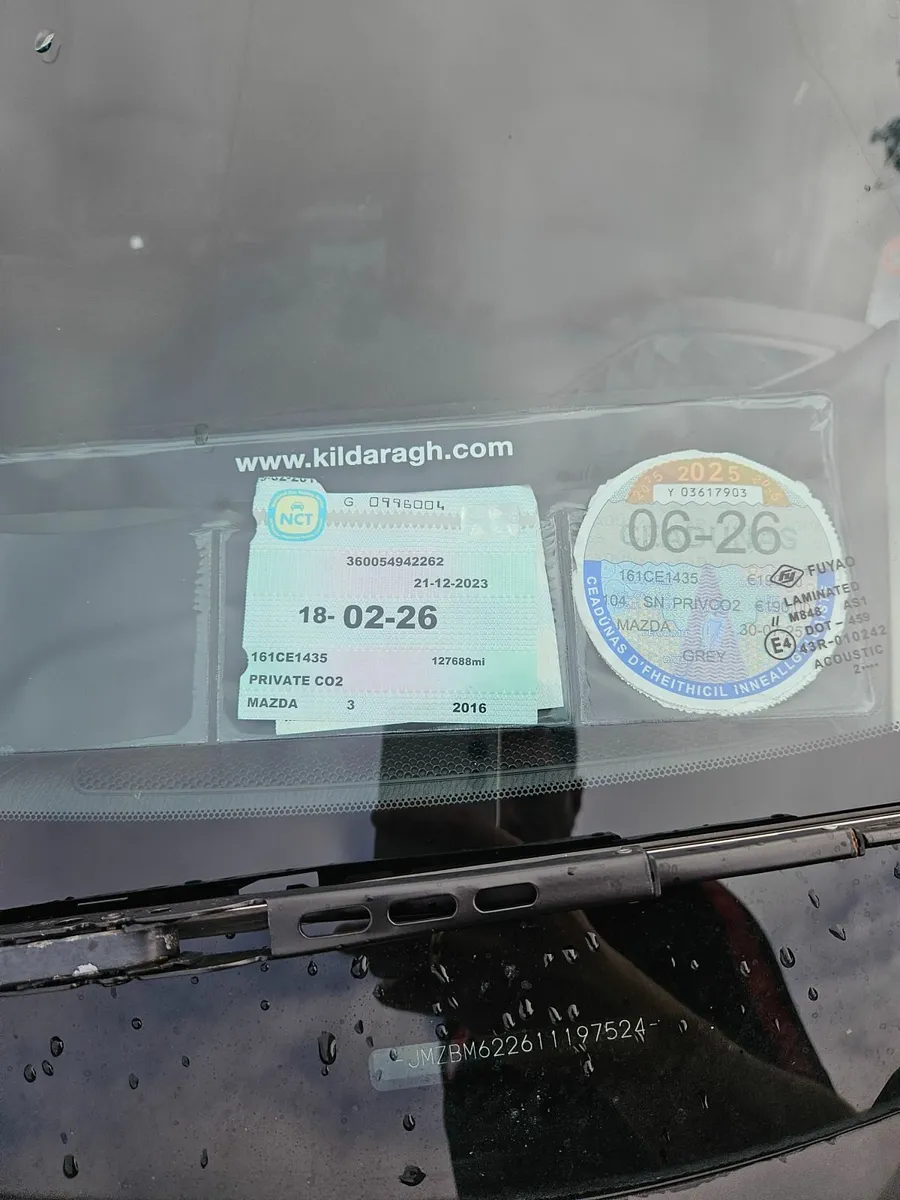 URGENT Clean 2016 Mazda 3 NCT 02/2026 TAX 07/2026 - Image 2