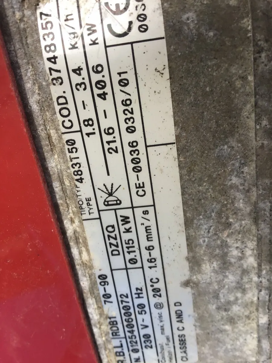 Central heating  oil burner - Image 2
