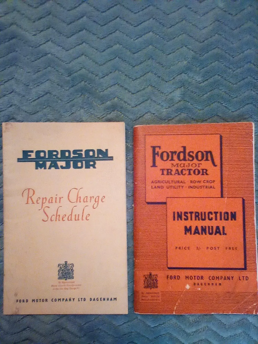 Fordson major manuals
