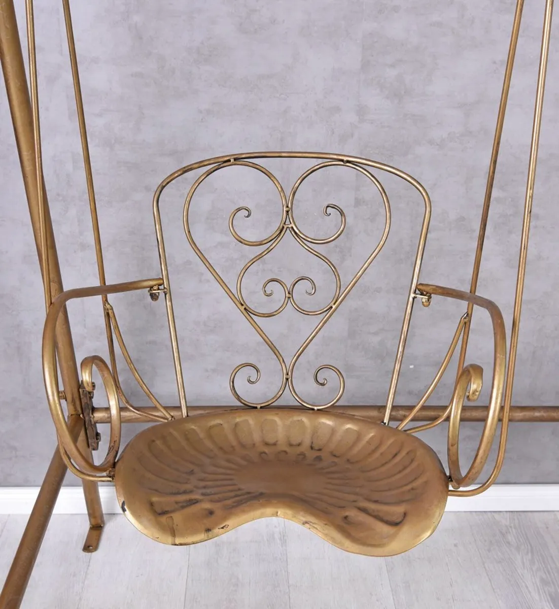 JARDIN de PROVENCE Garden Swing Vintage Wrought Ir - Image 4