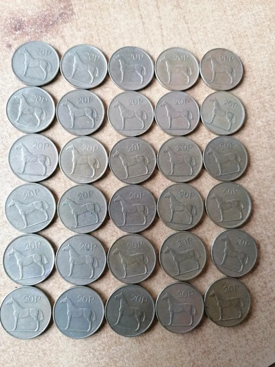 20 pence coins - Image 1