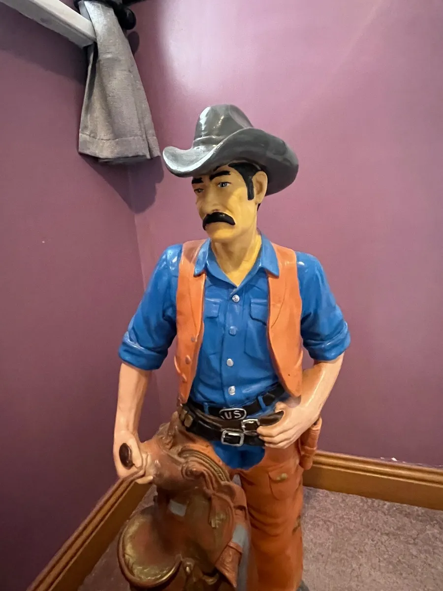 3ft cowboy statue - Image 3