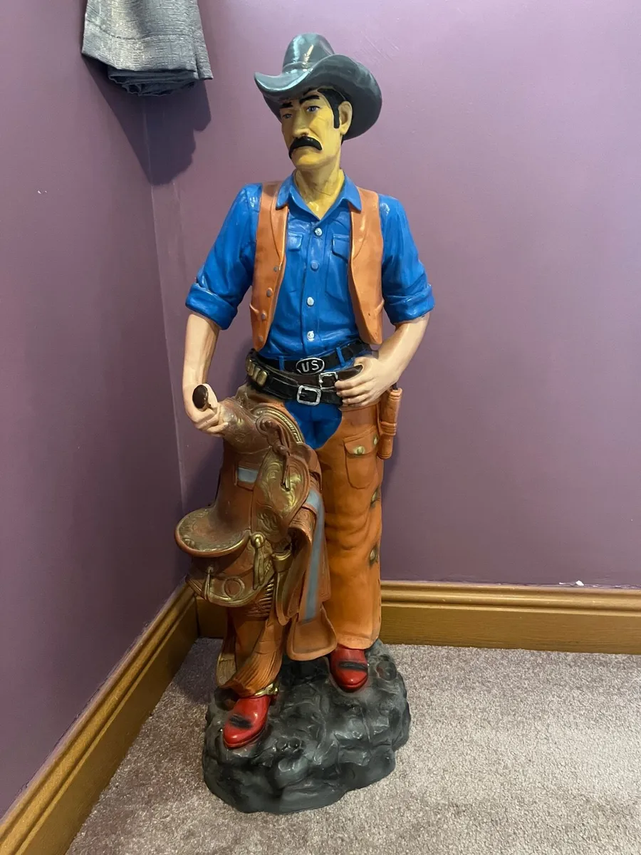 3ft cowboy statue - Image 1