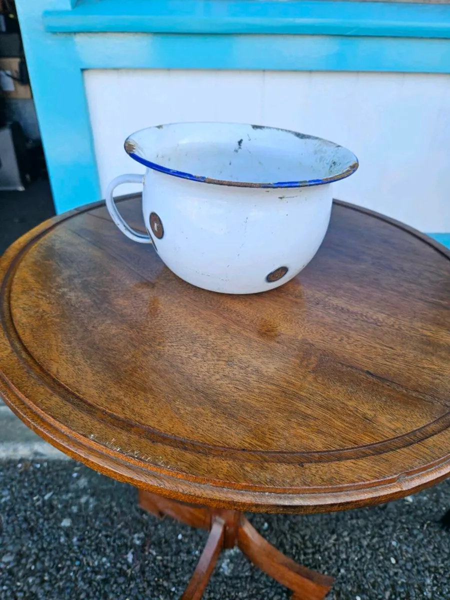 Vintage Enameled Pot - Image 2