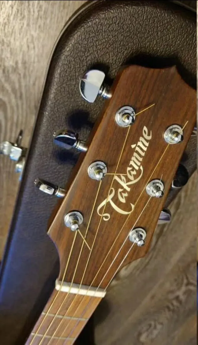 Takamine pt-207 Electric Acoustic Guitar - Image 2