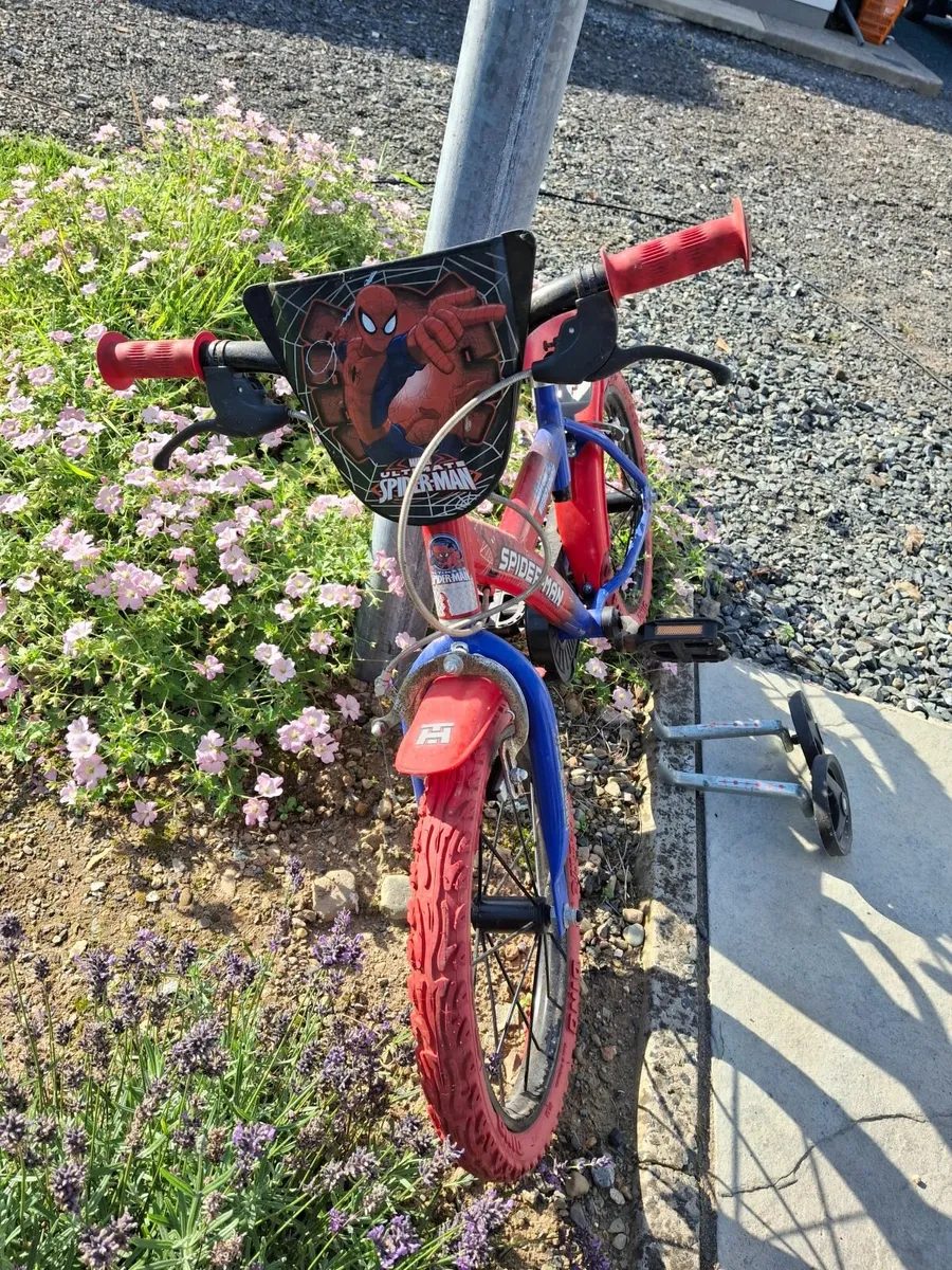 Kids spiderman bike - Image 2