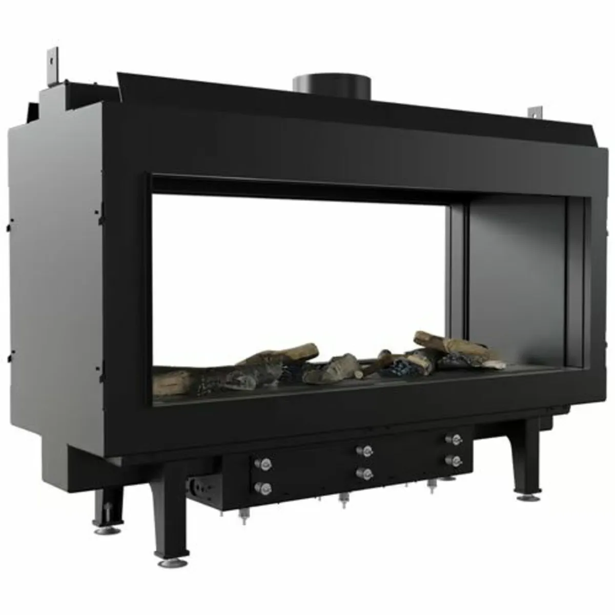 Gas Stove Inset LEO 100 Room divider propane (kW) - Image 1