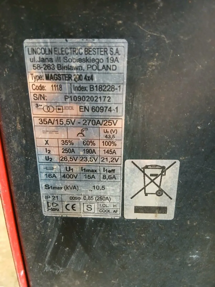 Lincoln Bester Mig Welder - Image 3