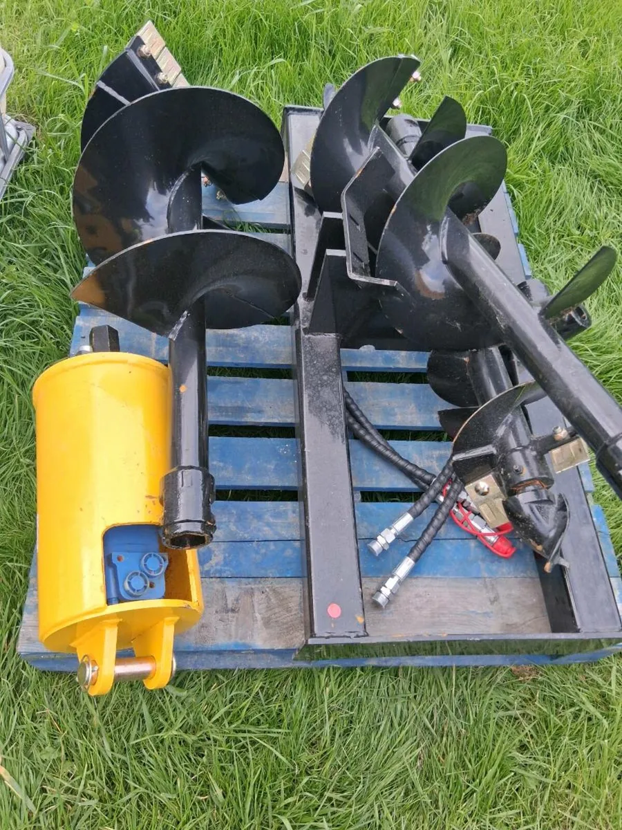 Skidsteer auger 8' 12' and 16' bits - Image 2