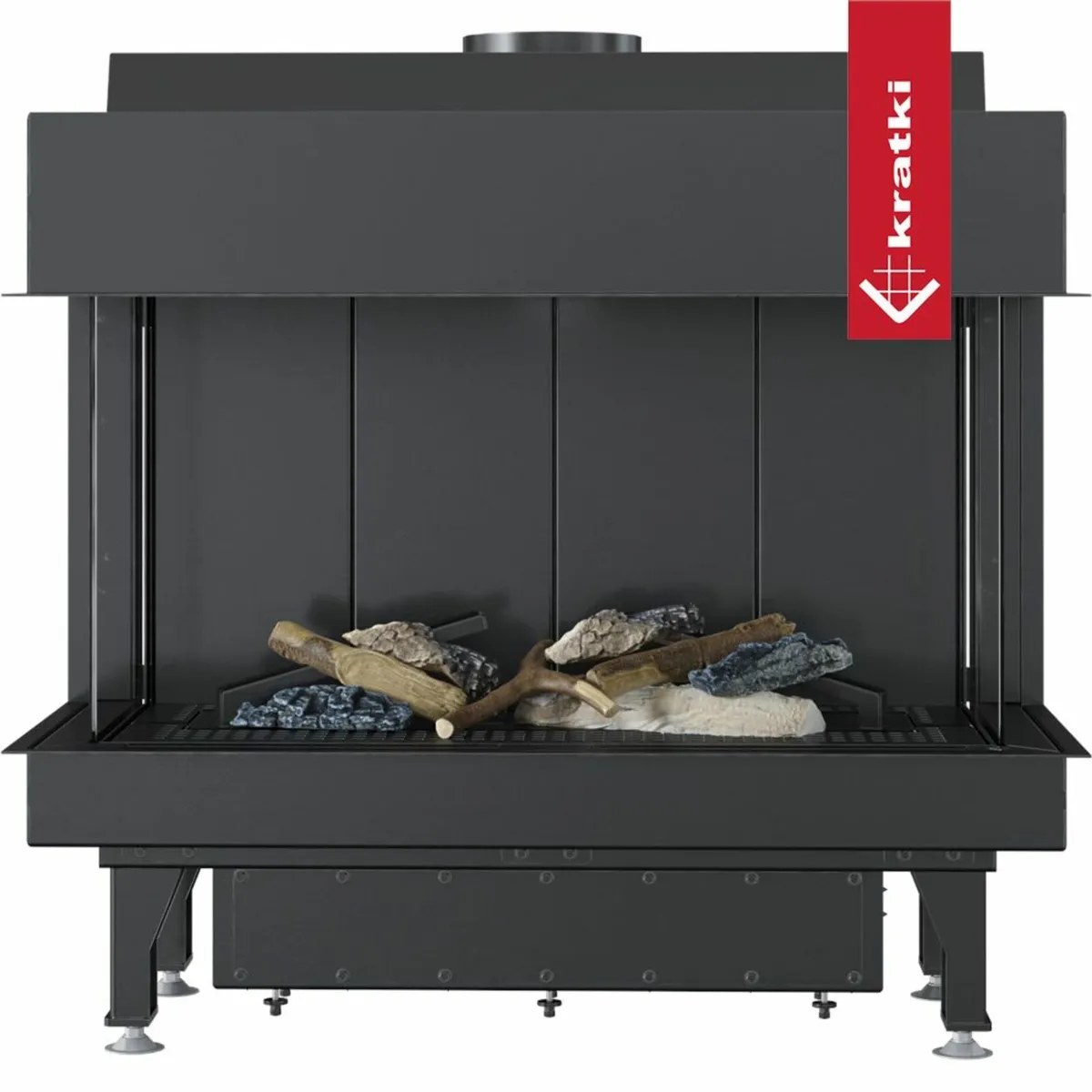 Gas Inset Stove LEO 70 triple glazing propane buta - Image 2