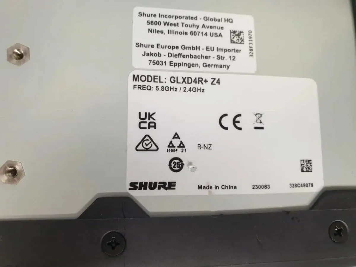 Shure GLXD4R+ & GLXD2+ Beta58A Wireless Mic System - Image 2