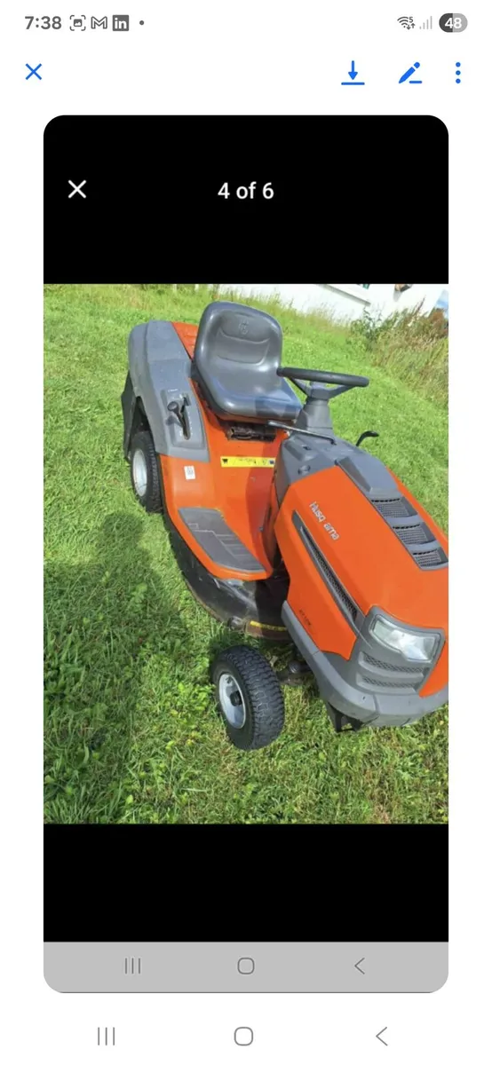 Tractor lawnmower - Image 2