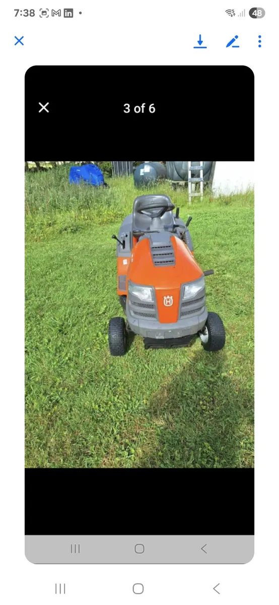 Tractor lawnmower - Image 3