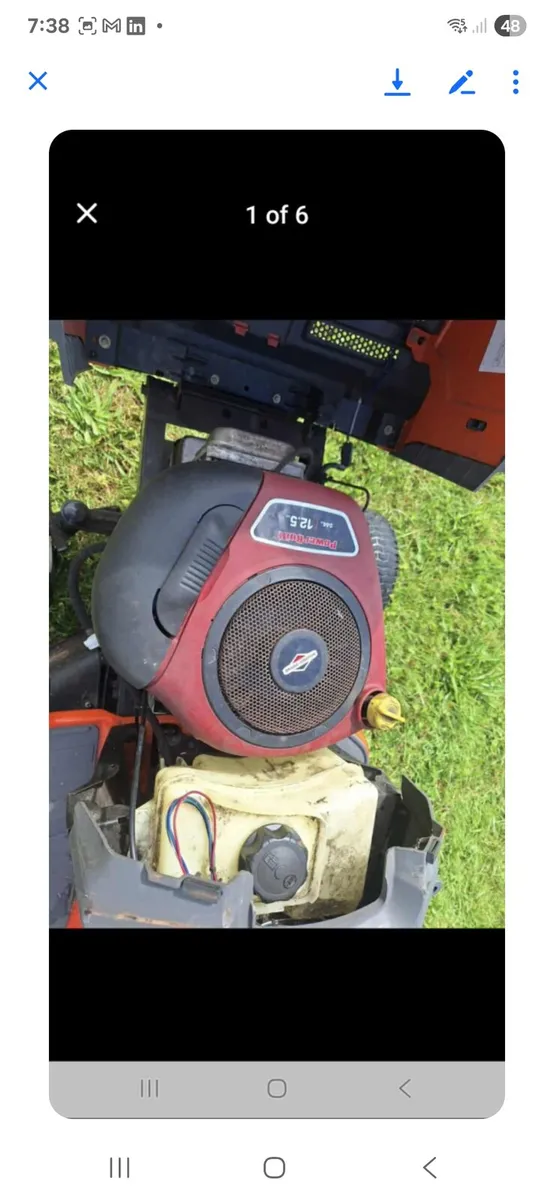 Tractor lawnmower - Image 4