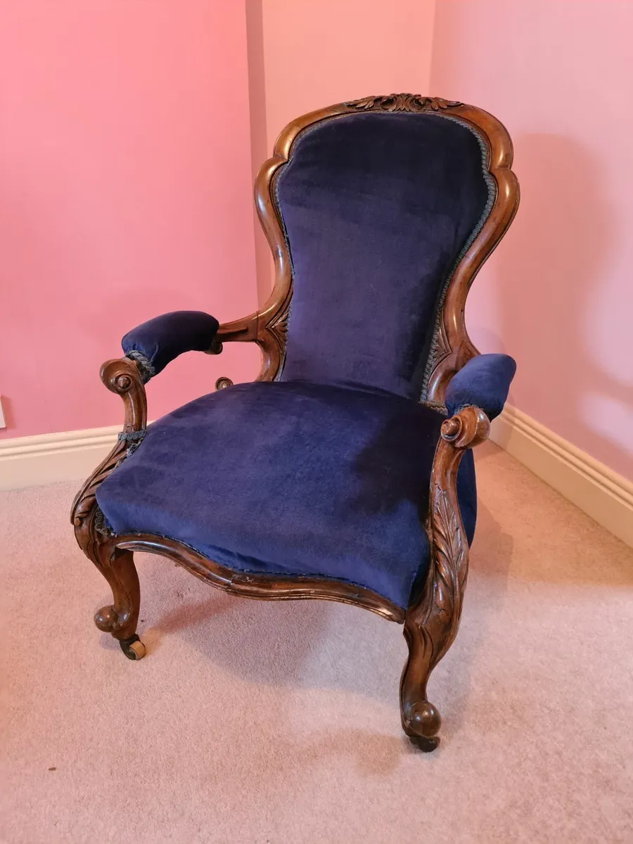 Antique Victorian armchair - Image 1