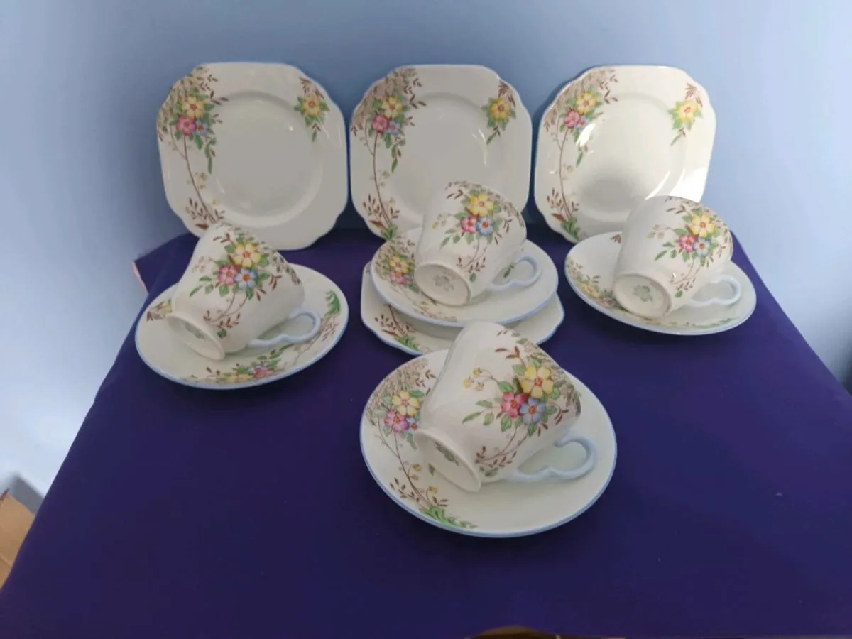 Part Stanley Fine bone  China Tea Set - Image 1