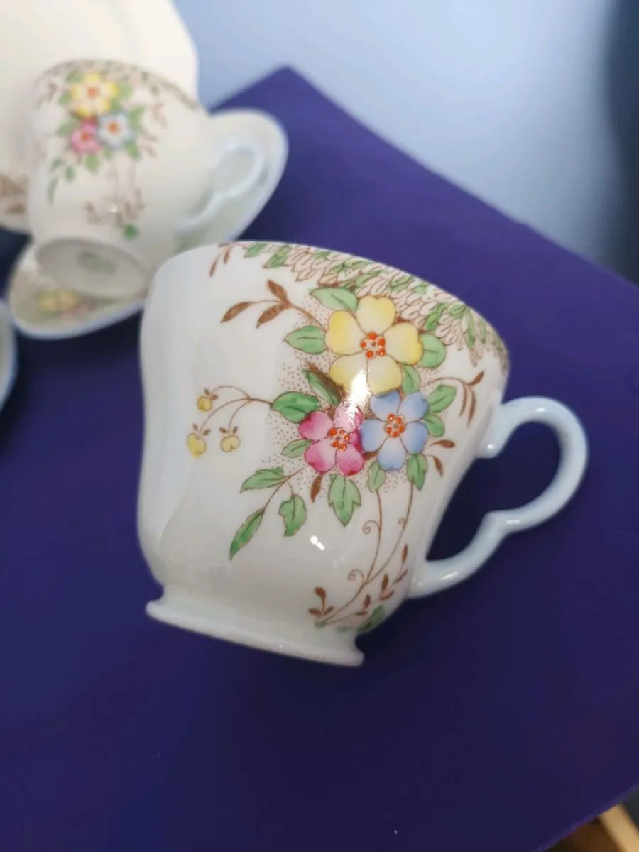 Part Stanley Fine bone  China Tea Set - Image 2