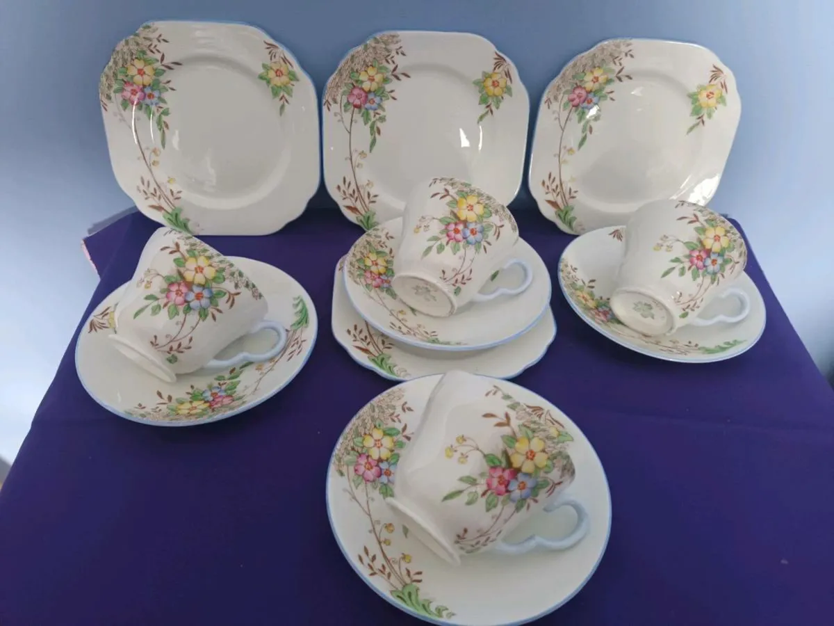 Part Stanley Fine bone  China Tea Set - Image 3