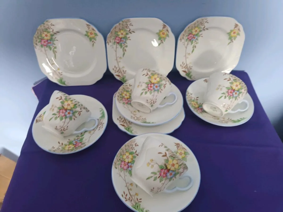 Part Stanley Fine bone  China Tea Set - Image 4