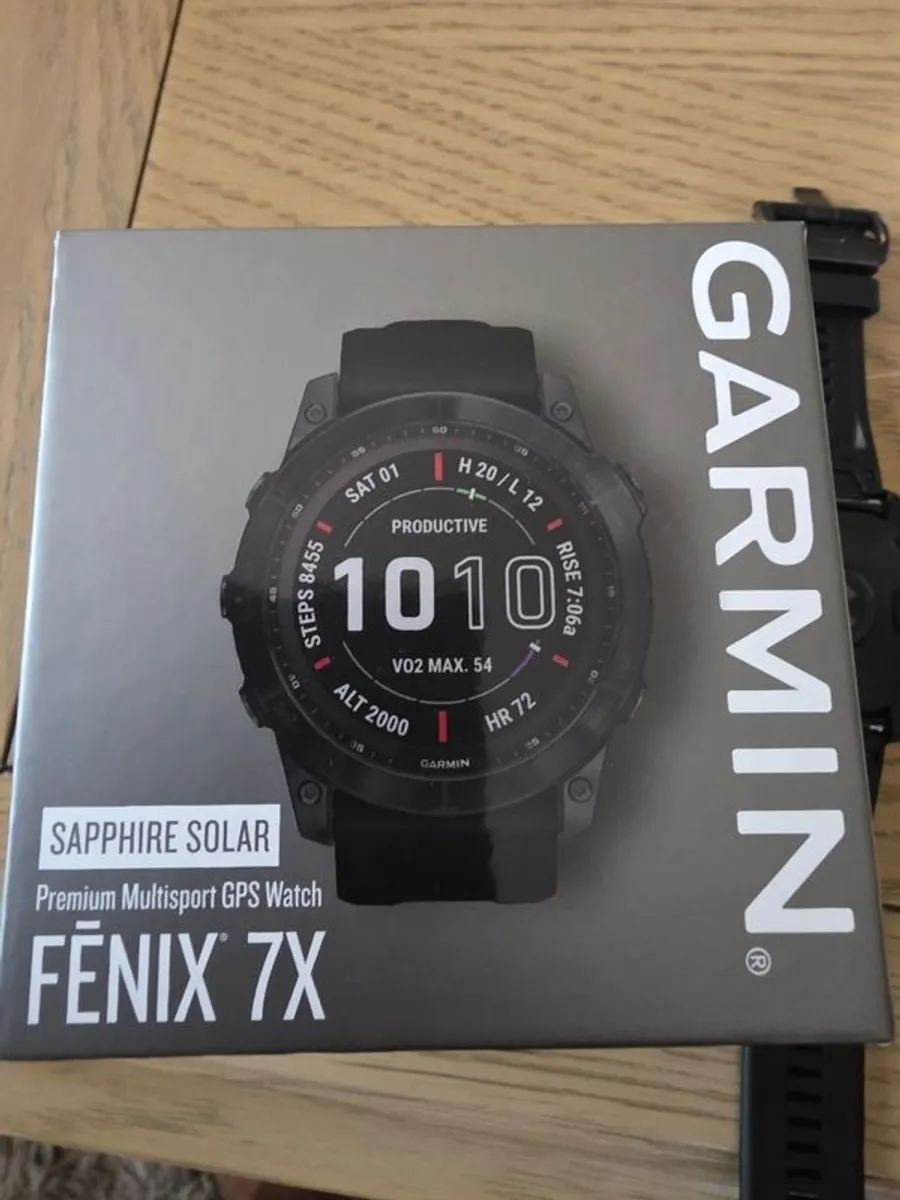 Garmin Fenix 7x Sapphire Solar - Image 1