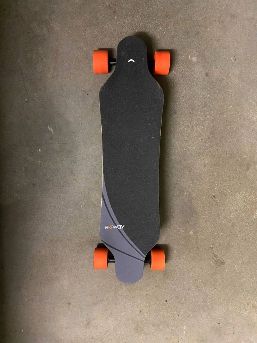 Electric Longboard Like New Remote Charger Box - Image 1