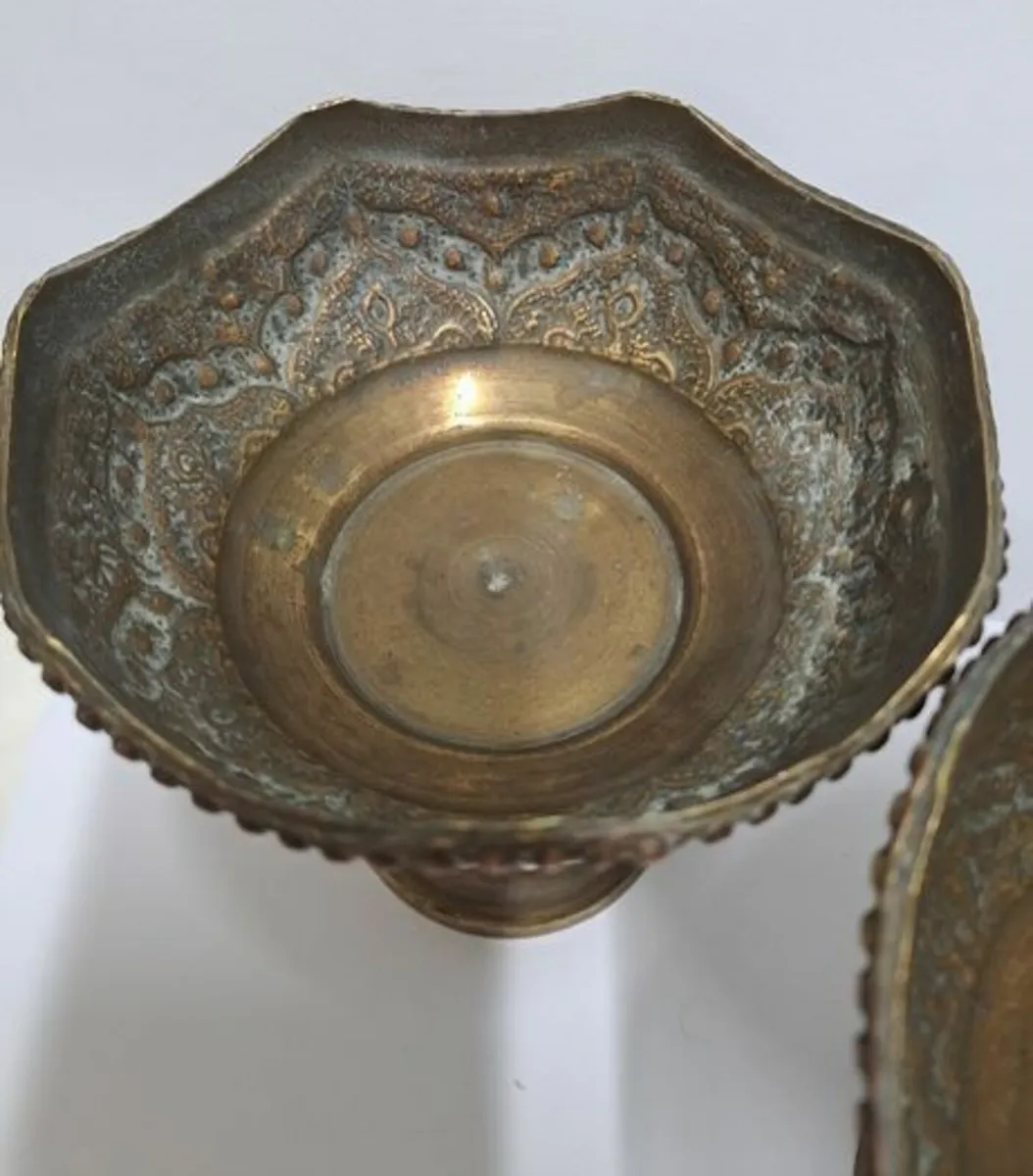 Vintage copper bowls - Image 2