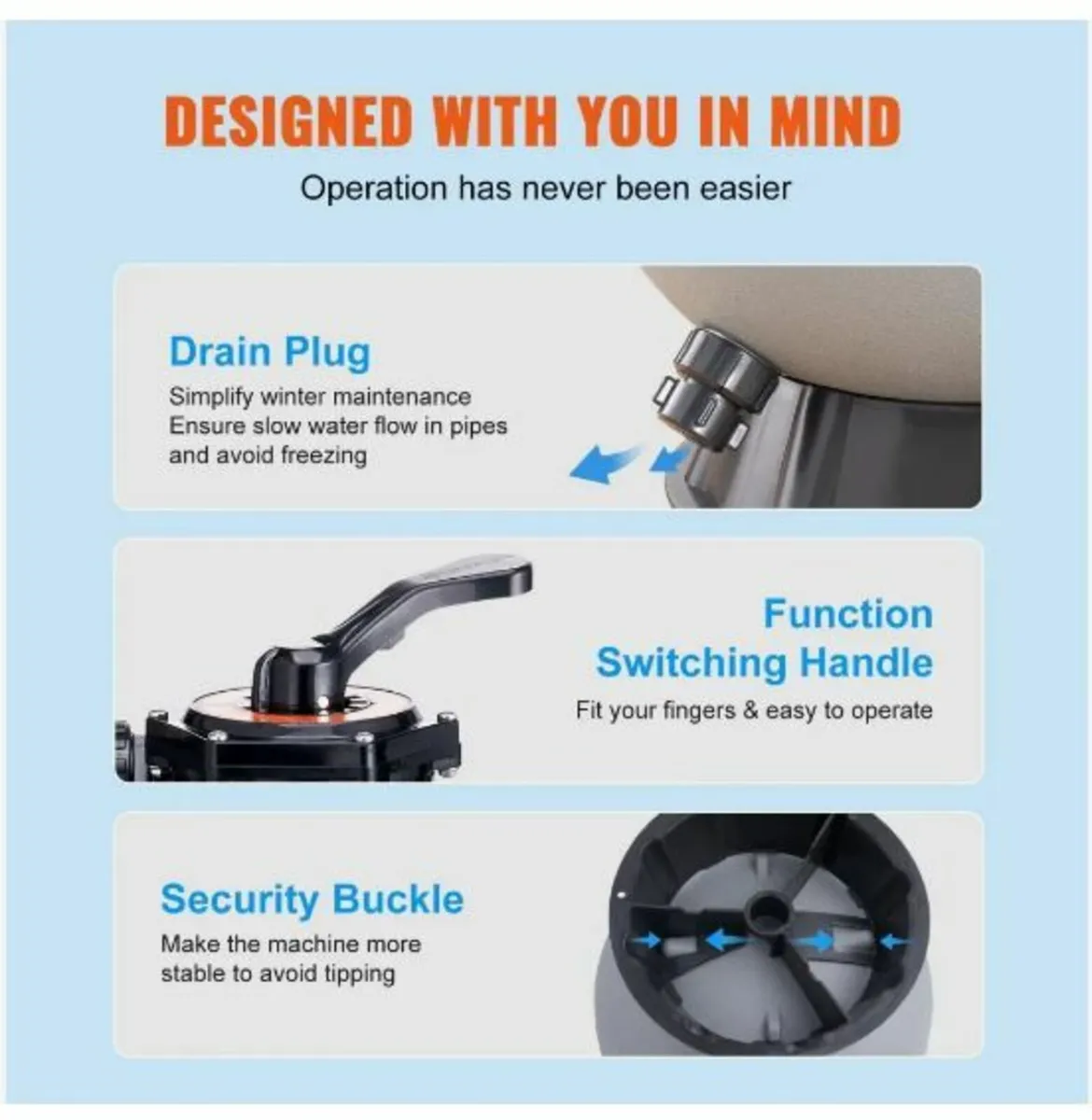 Sand Filter, 24-inch, Up to 65 GPM Flow - Image 4