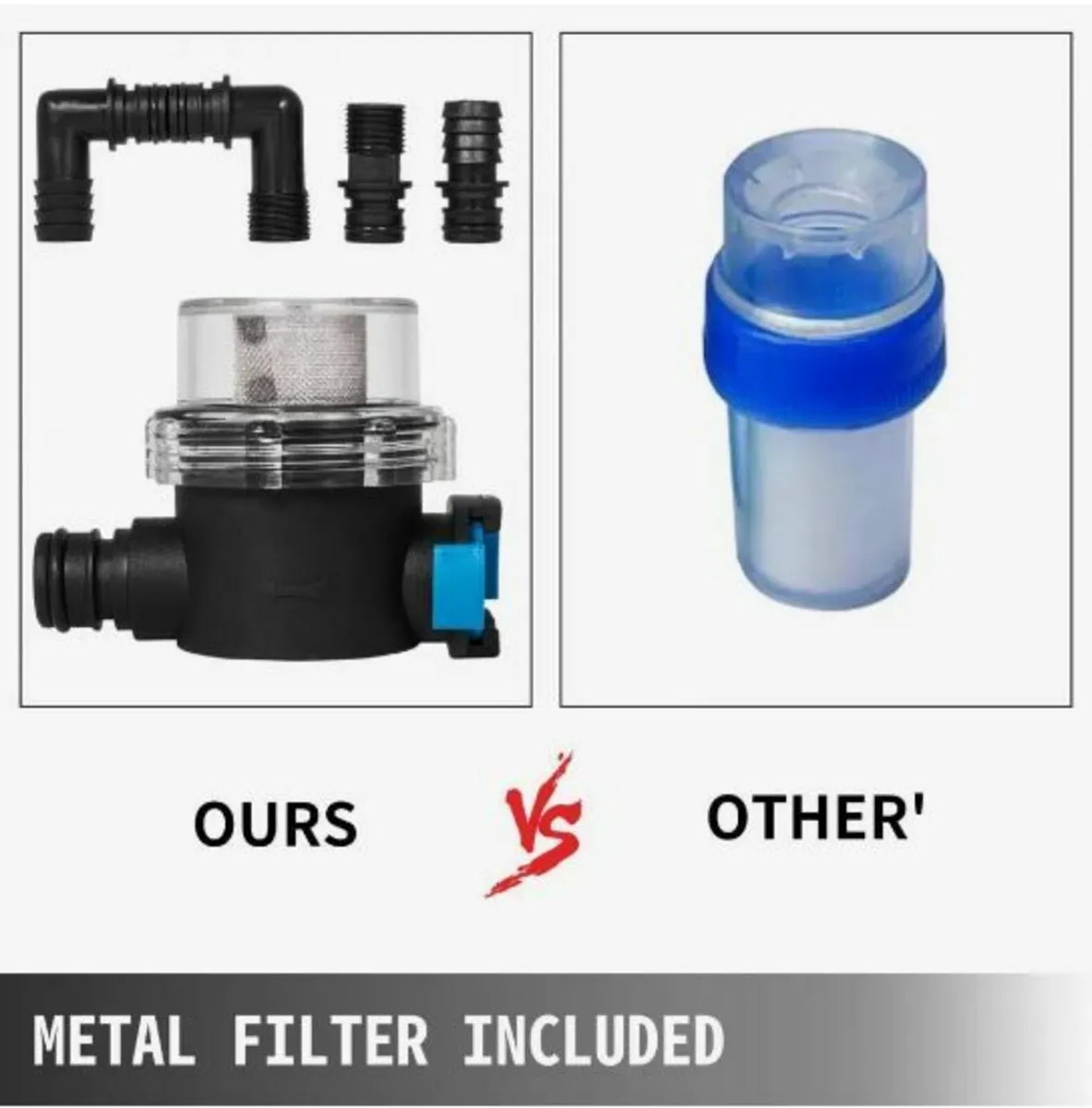 Water Pressure Diaphragm Pump, 12V - Image 2