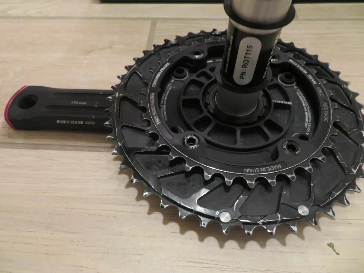 ROTOR 2INpower Dual Power Meter DM Crankset SRAM - Image 1