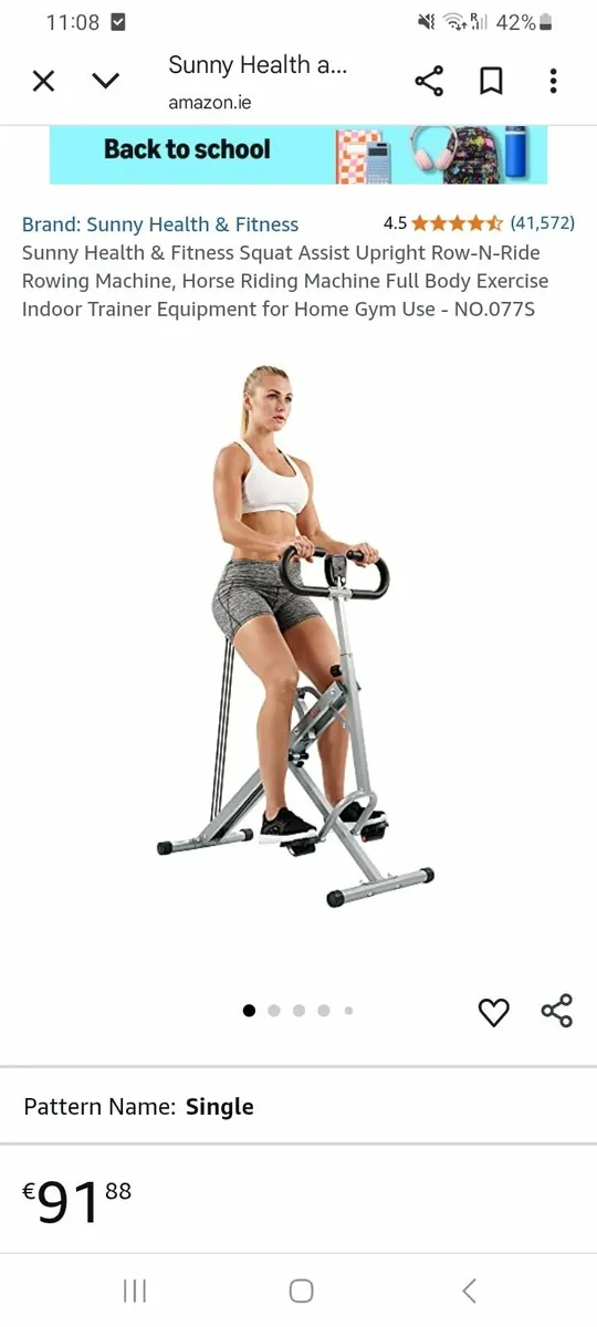 Squat assist row and ride machine - Image 1