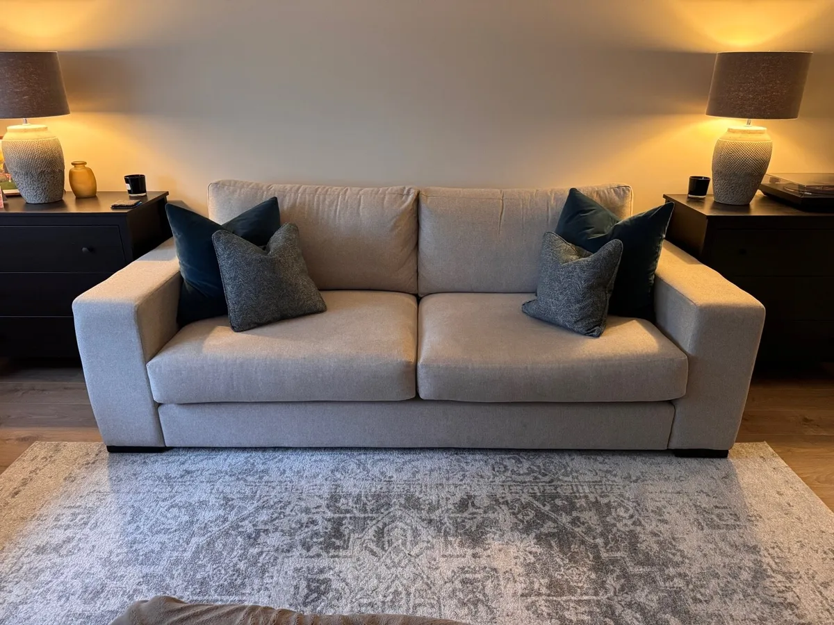 Finline Furniture Collins 3-Seater Sofa - Image 1