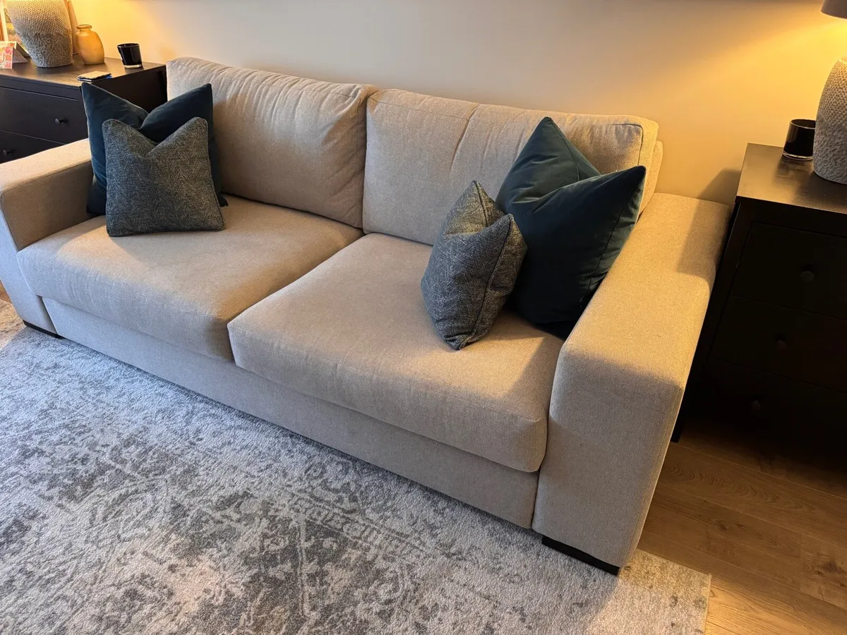 Finline Furniture Collins 3-Seater Sofa - Image 3