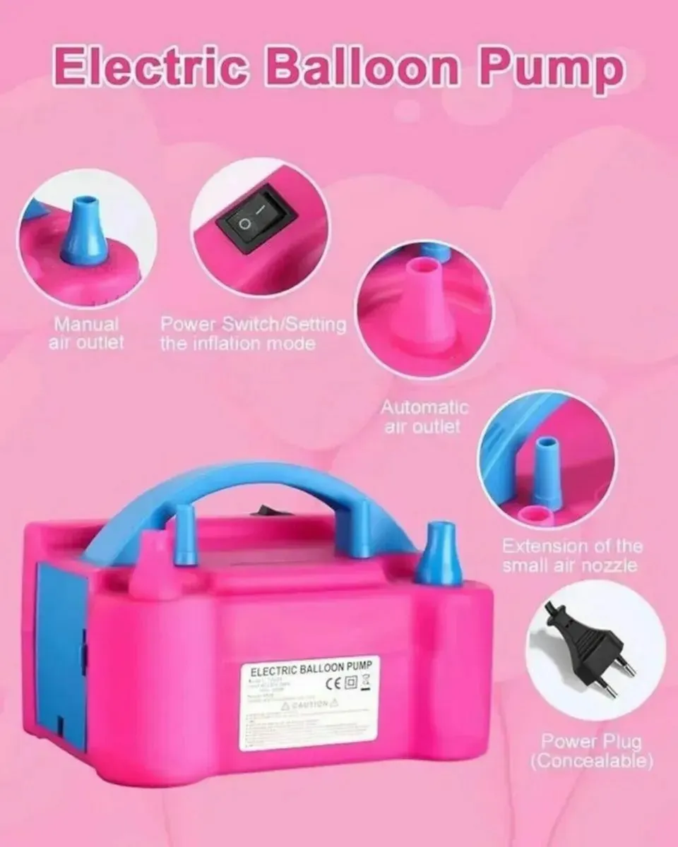 Balloon Pump Electric with Fast Double Nozzle - Image 2