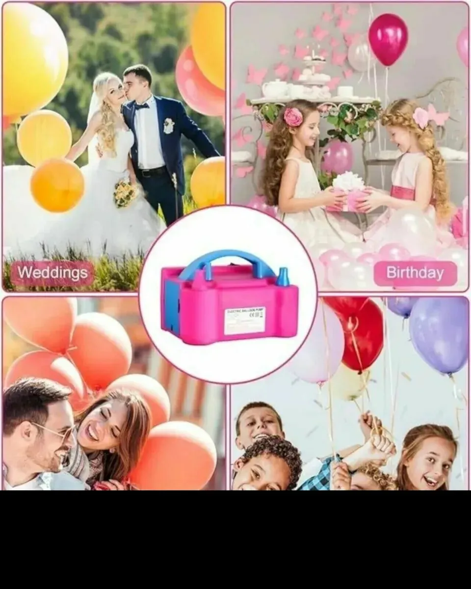 Balloon Pump Electric with Fast Double Nozzle - Image 4