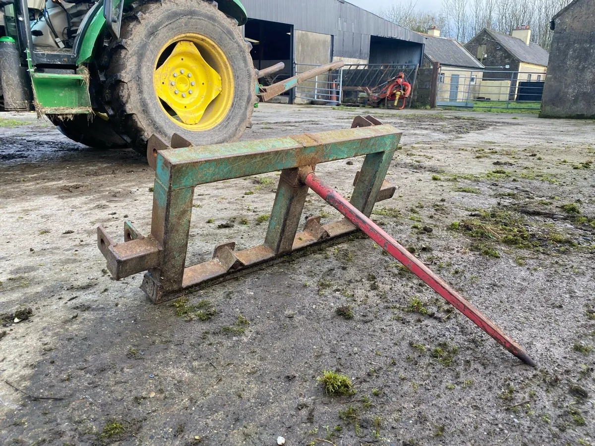Maragon Mower, Bale Spike, Flat trailer and Diesel - Image 3