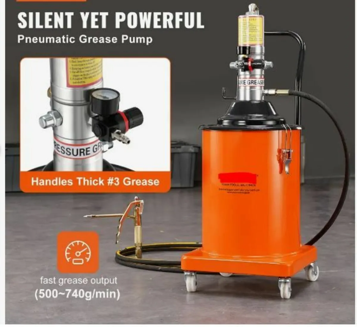 Grease Pump, 5 Gallon 20L, Air - Image 2