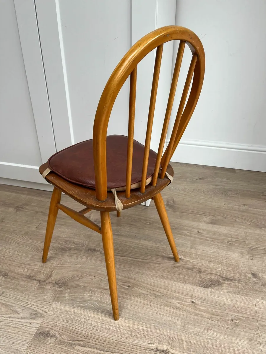 6 Vintage Ercol Dining Chairs - Image 3