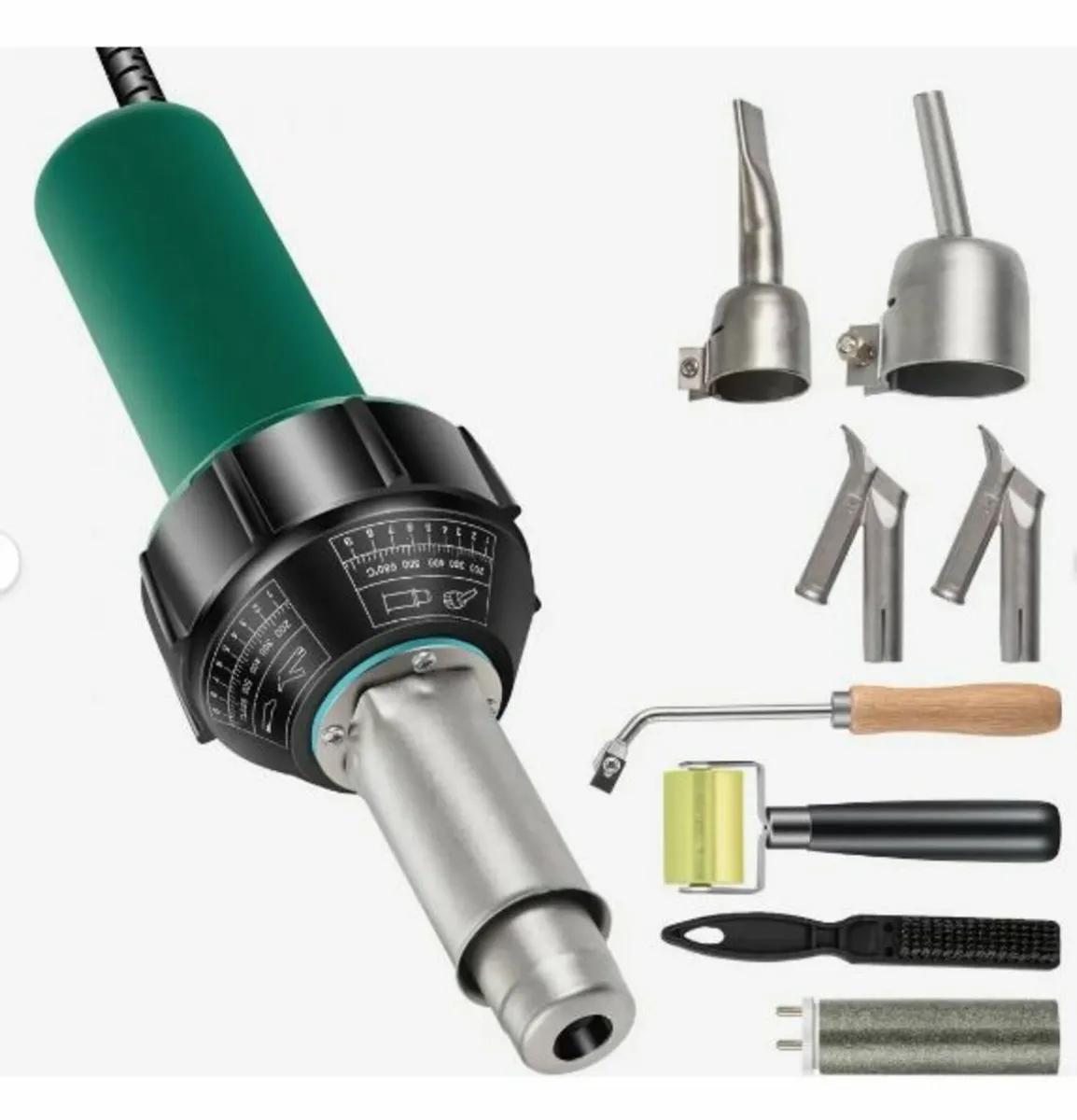 Roofing Welder, 8 Pcs PVC Welding Gun, 1600W - Image 1