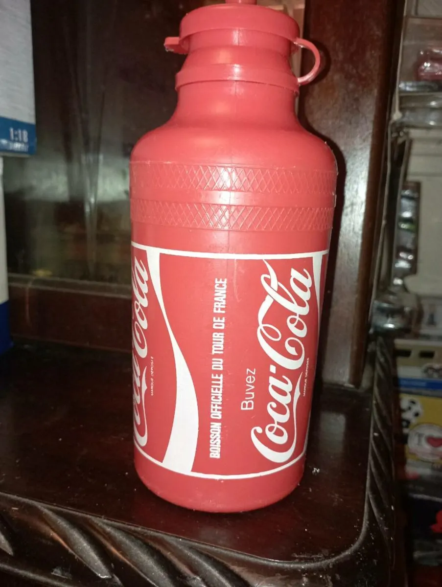 VINTAGE.1980s COCA  COLA  BIDON DRINK WATER BOTTLE - Image 4
