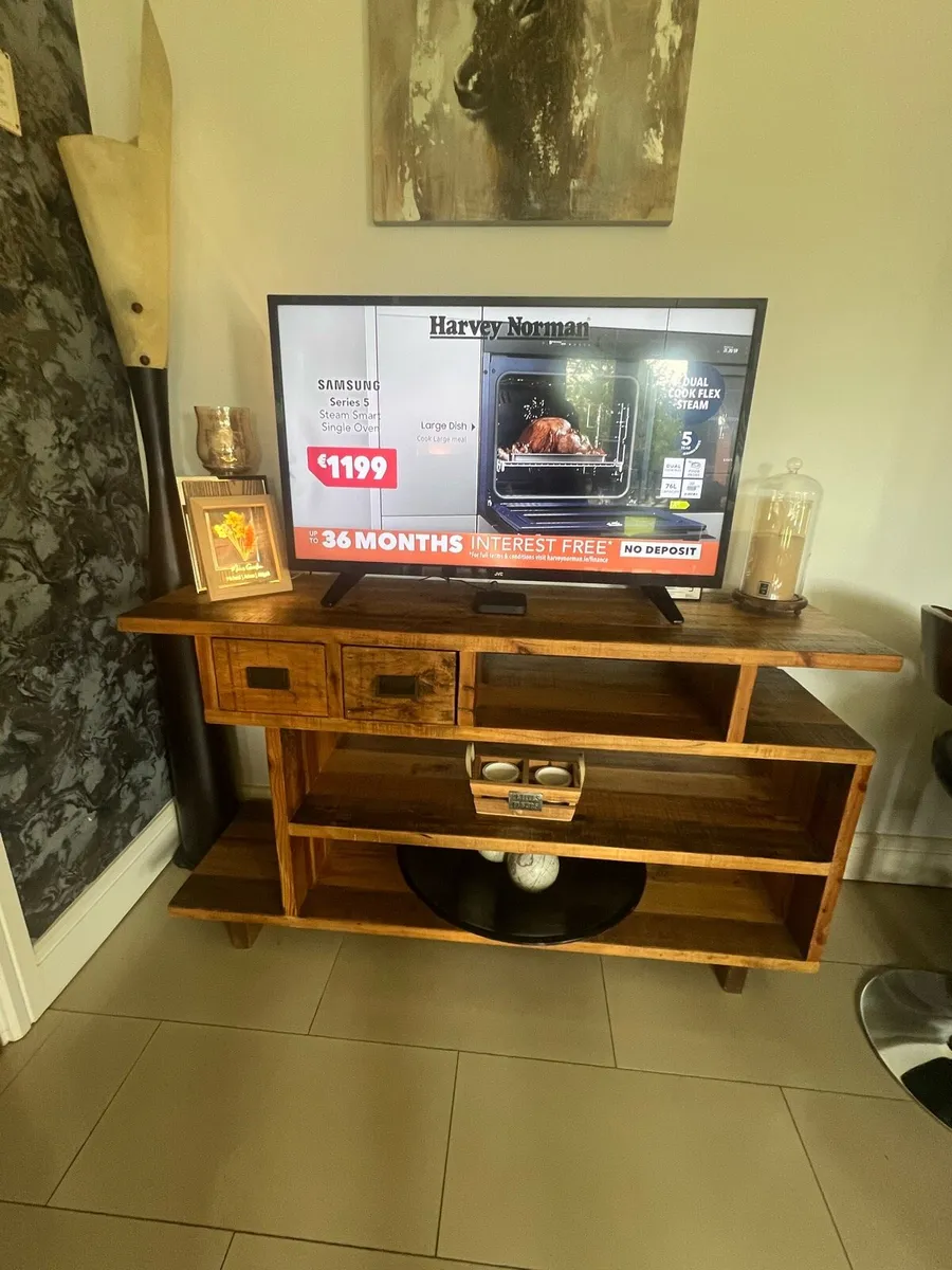 TV/Console Table Solid Wood - Image 1