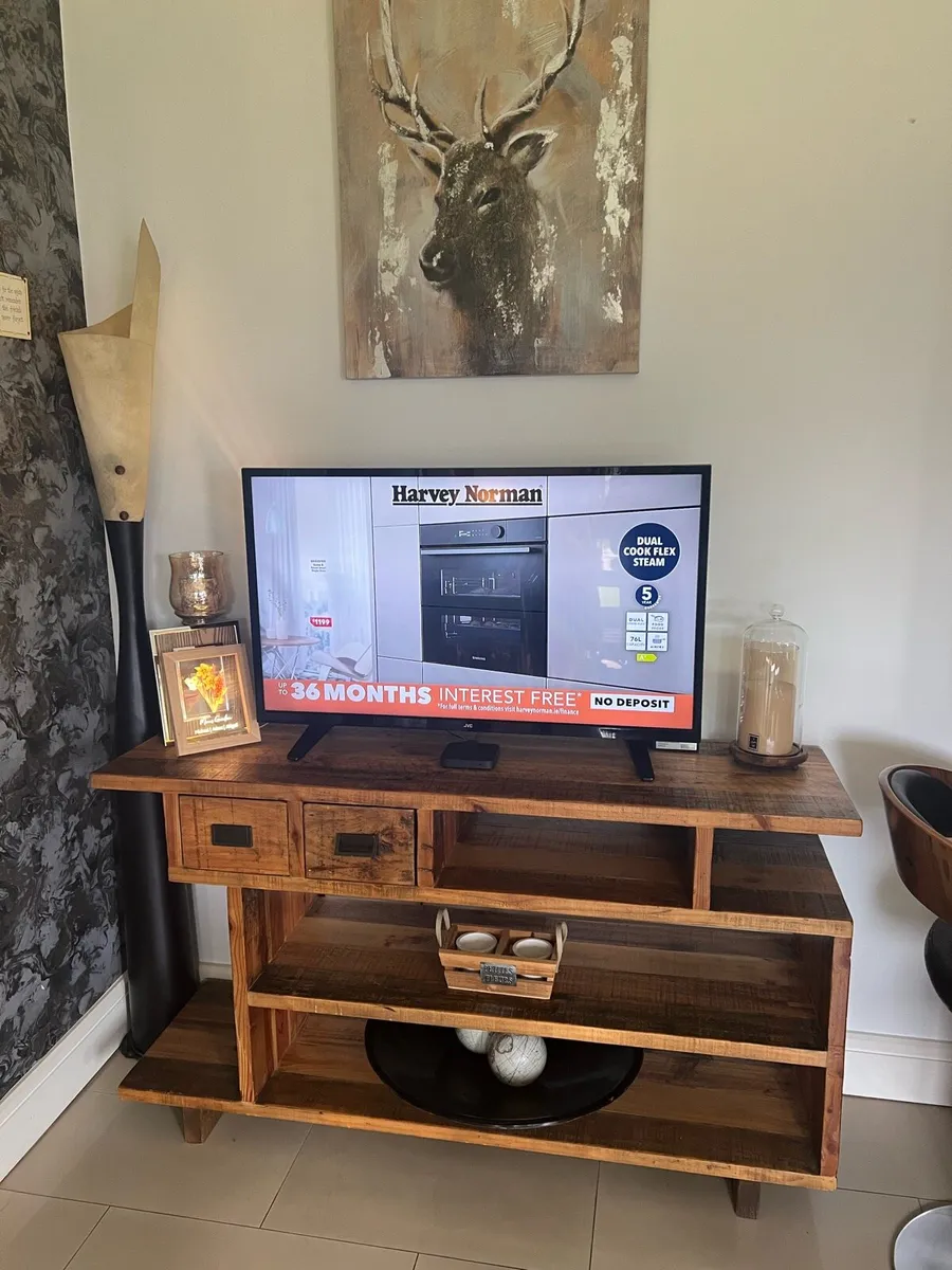 TV/Console Table Solid Wood - Image 2