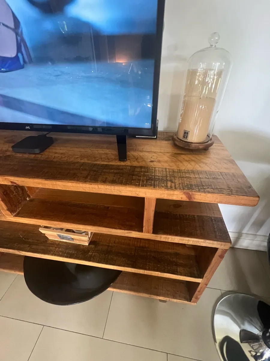 TV/Console Table Solid Wood - Image 4