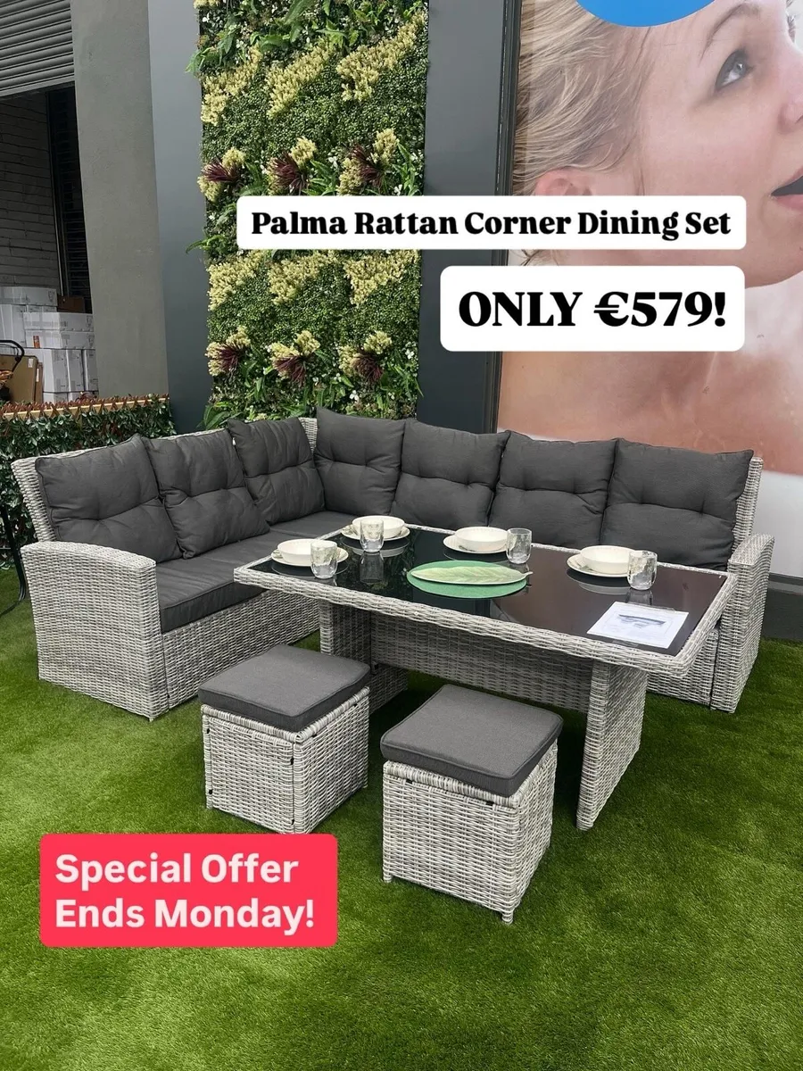 Palma 8-Seater Rattan Dining Set €579! - Image 1